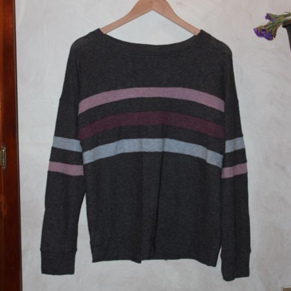 Stripped Grey Sweater